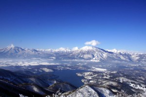 On a clear day from the highest lifted point, thia vista is being snapped up by every camera